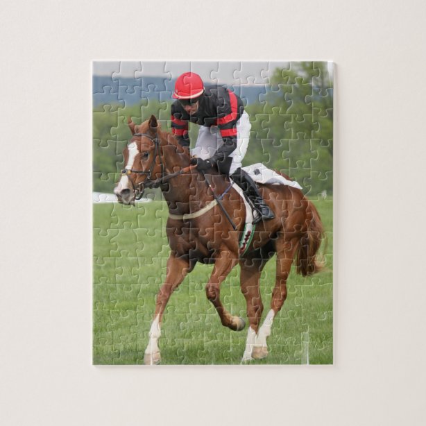 Jockey Jigsaw Puzzles Zazzle