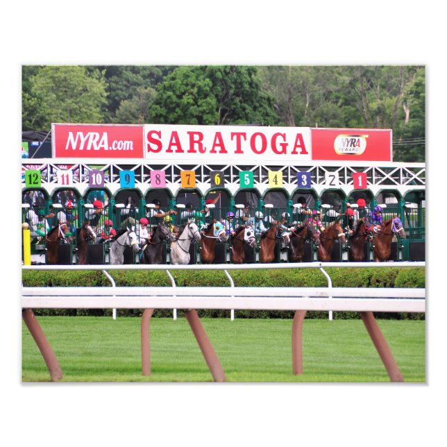 Turf Racing at the Spa Photo Print (Front)