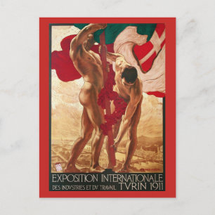 Turin 1911 World's Fair Postcard