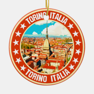 Turin ceramic ornament