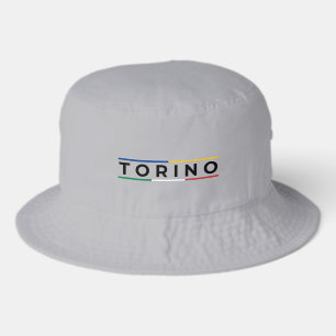 Turin Italian & Sabauda Bands - Minimalist Design Bucket Hat