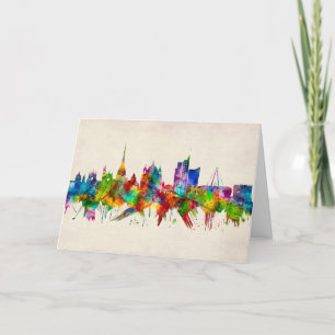 Turin Italy Skyline Holiday Card