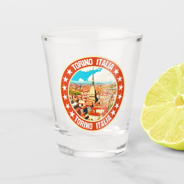 Turin                                              shot glass (Front)