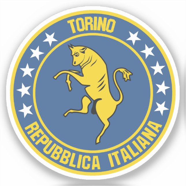 Turin                                              sticker (Front)