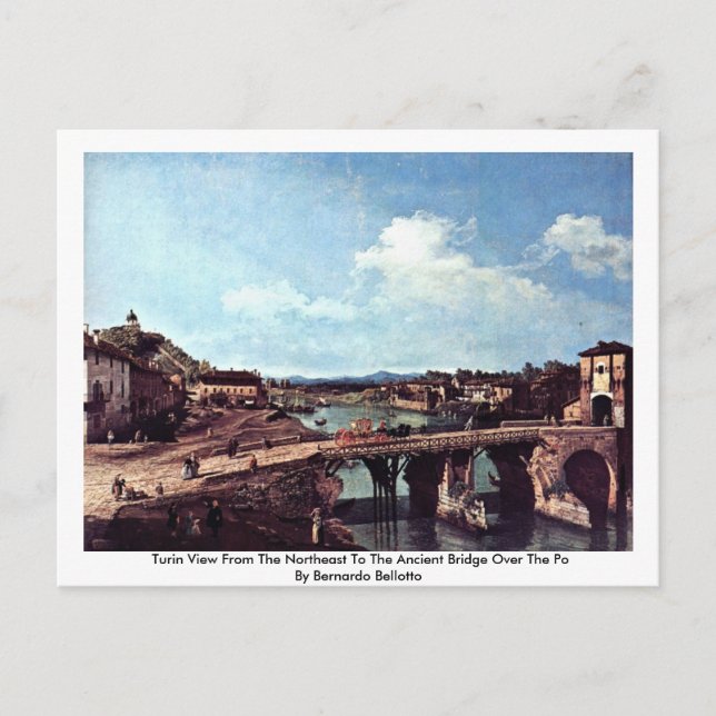 Turin View From The Northeast Postcard (Front)