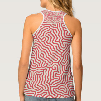 turing lines organic shape tank top