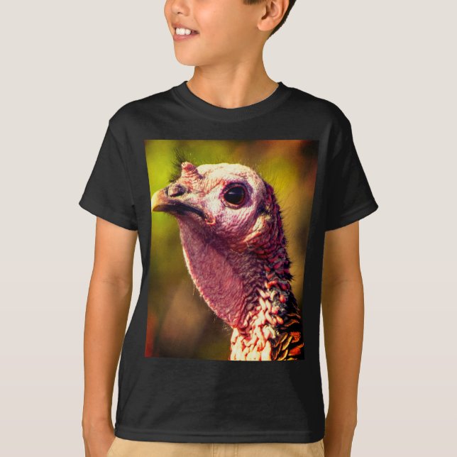 Turkery Up Close and Personal T-Shirt (Front)