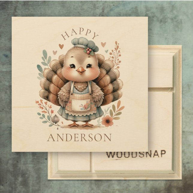 Turkey Add Custom Text  Wood Wall Art (Creator Uploaded)