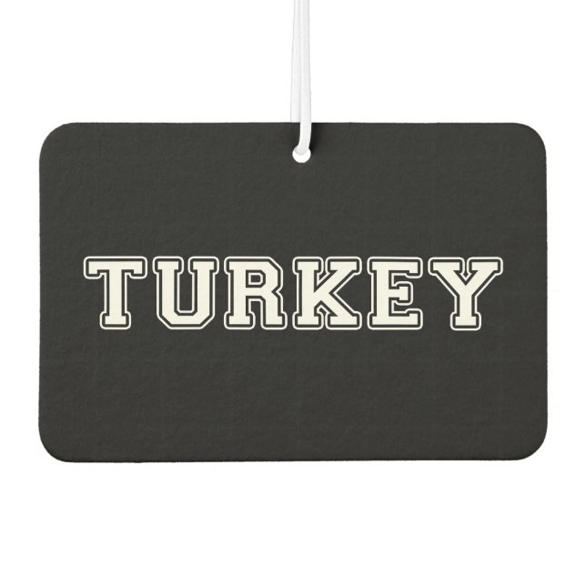 Turkey Air Freshener (Front)