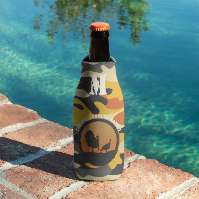 Turkey and Camo Bottle Cooler (In Situ Pool)