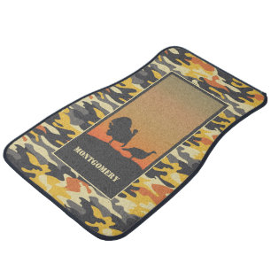 Turkey and Camo set of Car Floor Mat