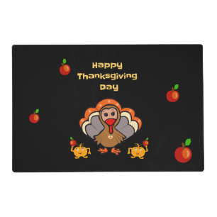 Turkey and friends placemat