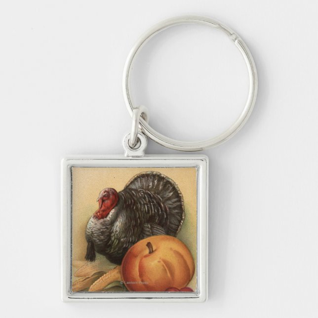 Turkey and Produce # 1 Keychain (Front)