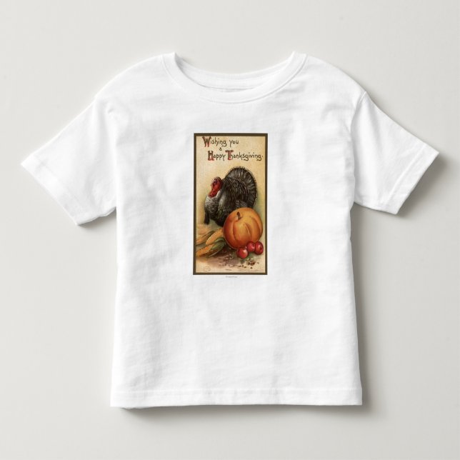 Turkey and Produce # 1 Toddler T-shirt (Front)
