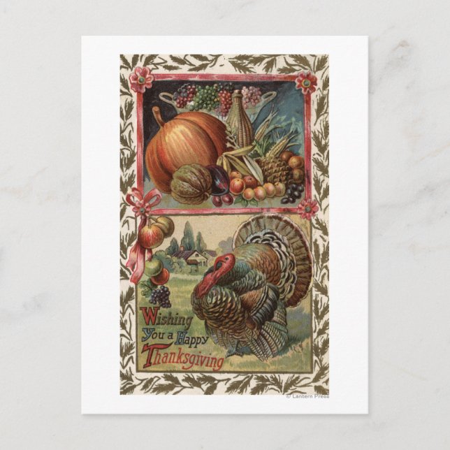 Turkey and Produce # 2 Postcard (Front)