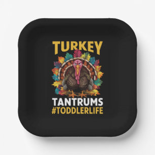 Turkey And Tantrums Toddler Life Thanksgiving Paper Plates
