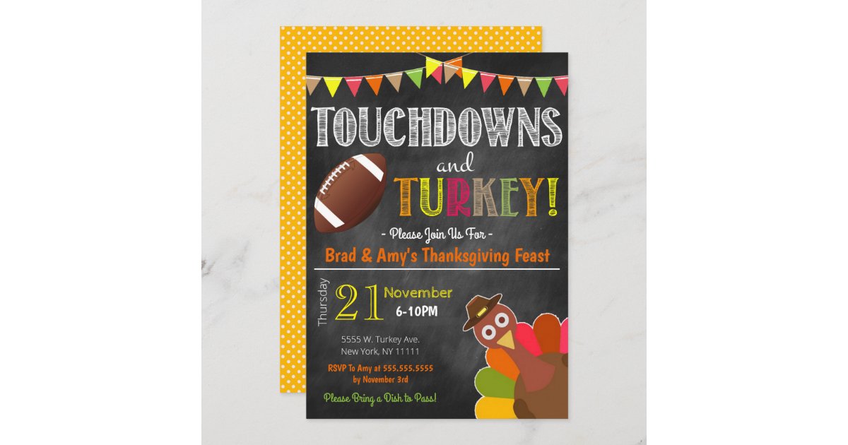 Join us today for Turkey & Touchdowns 