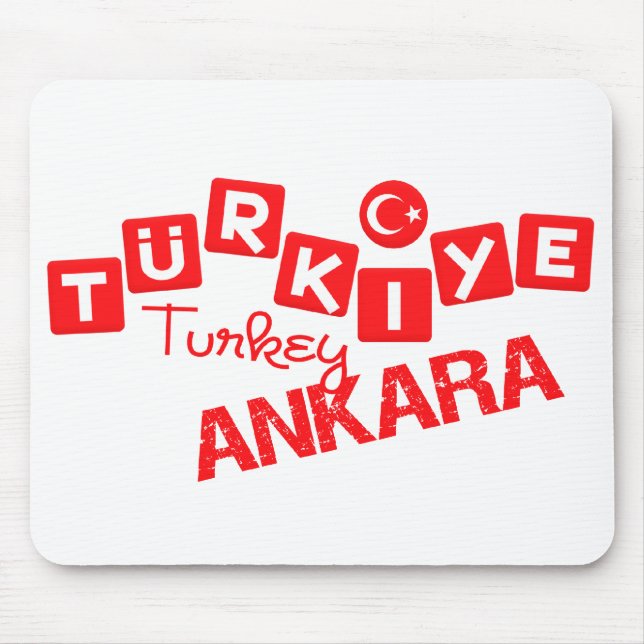TURKEY ANKARA mousepad - customize (Front)