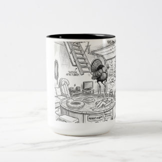 Turkey Are You Kidding me! Two-Tone Coffee Mug
