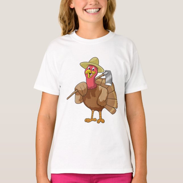 Turkey as Farmer T-Shirt (Front)