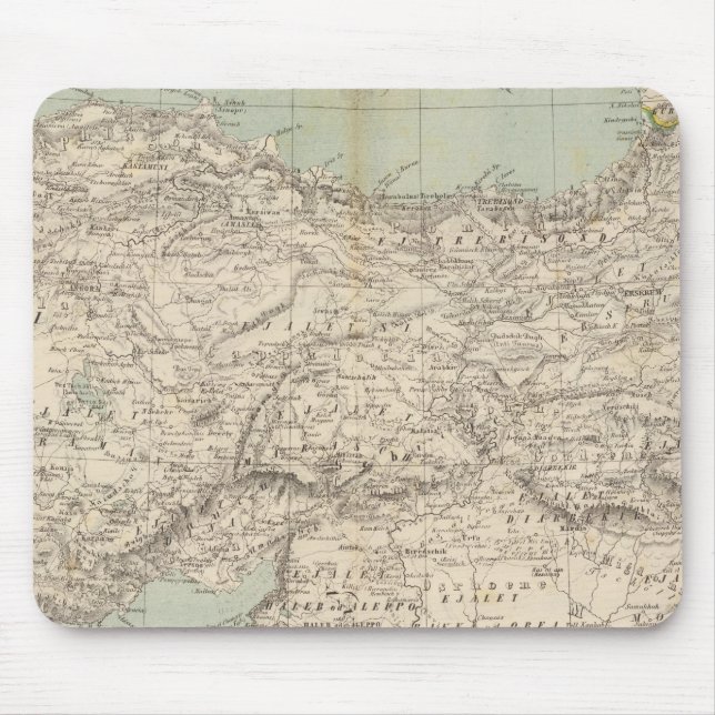 Turkey Atlas Map Mouse Pad (Front)