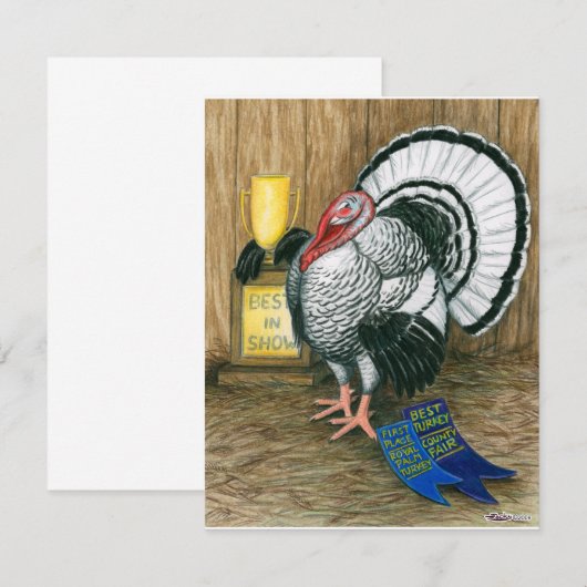 Turkey:  Best In Show (Front/Back)