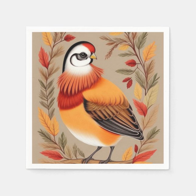 Turkey Bird  Napkins (Front)