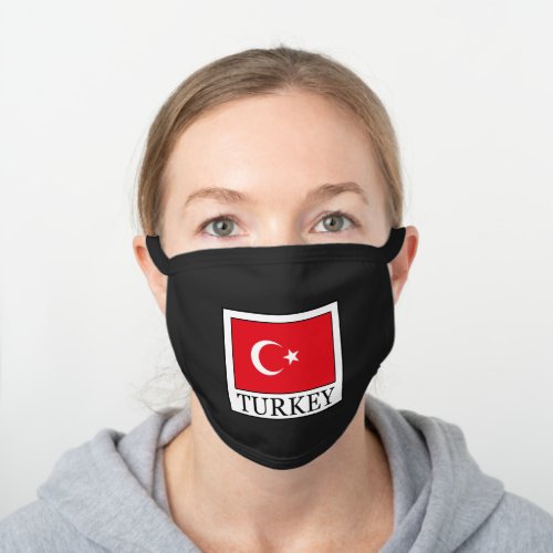 Turkey Black Cotton Face Mask