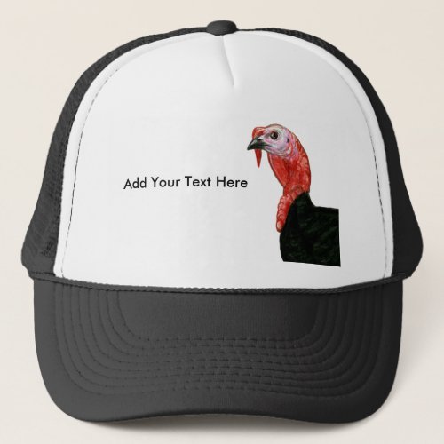 Turkey  Black Tom Head Trucker Hat