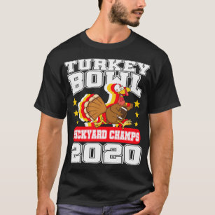 Mens Thanksgiving Football Turkey Bowl Shirt for Men