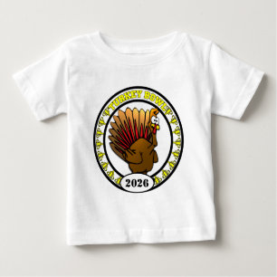 Turkey Bowl Change to Current Year Baby T-Shirt