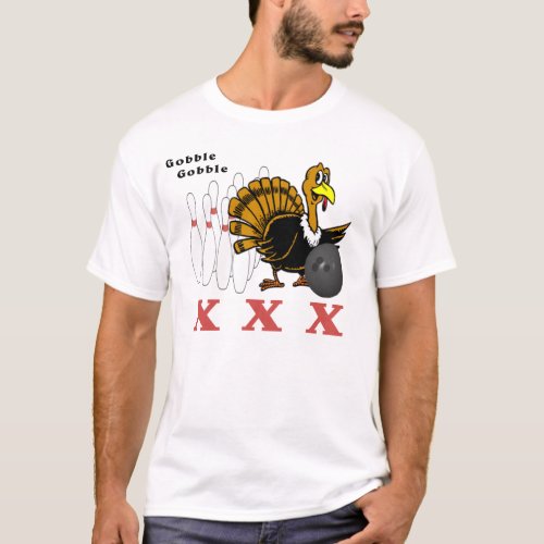 Turkey Bowling T_Shirt