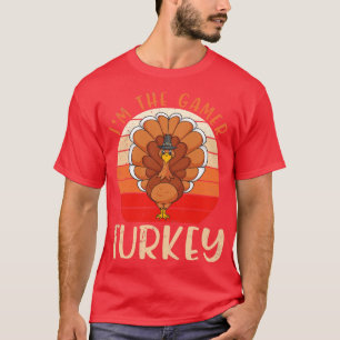 Turkey Boy Man Dancing Happy Thanksgiving Day Im T T-Shirt