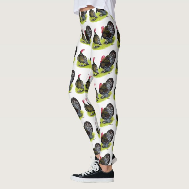 Turkey Broad Breasted Bronze Leggings (Left)