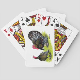 Turkey Broad Breasted Bronze Poker Cards