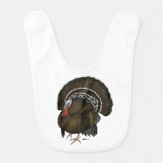 Turkey Bronze Tom Bib (Front)