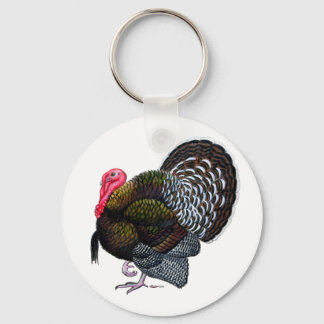 Turkey: Bronze Tom Keychain
