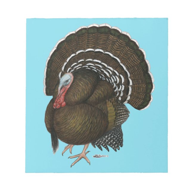 Turkey Bronze Tom Notepad (Front)