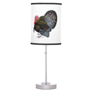Turkey: Bronze Tom Table Lamp