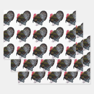 Turkey: Bronze Tom Wrapping Paper Sheets