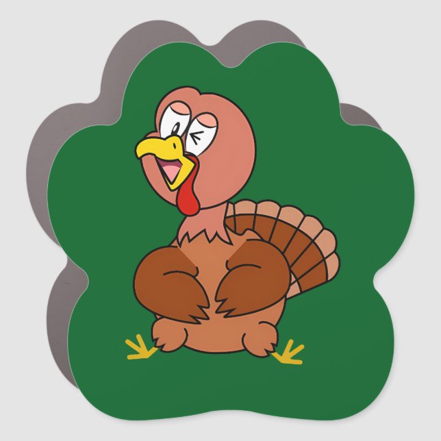turkey car magnet (Front)