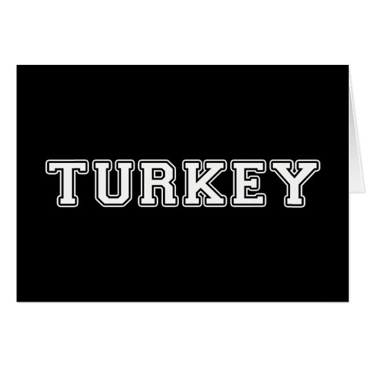 Turkey Cards (Front Horizontal)