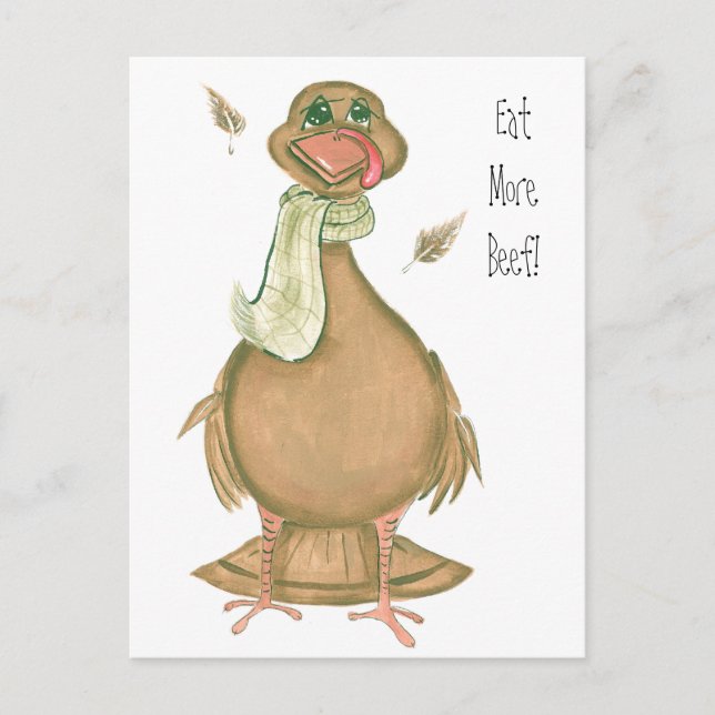 Turkey Cartoon Picture Postcard (Front)