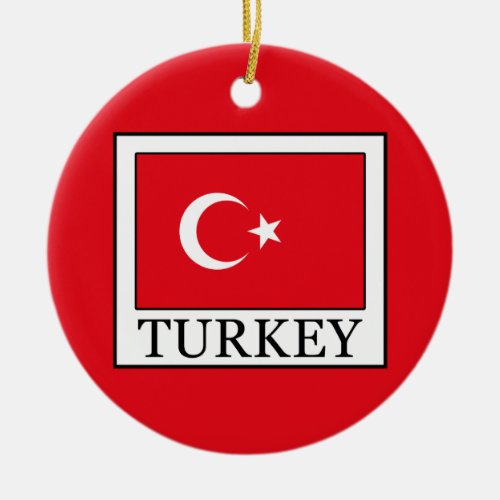 Turkey Ceramic Ornament