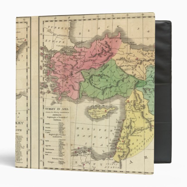 Turkey Chronological Map Binder (Front/Inside)