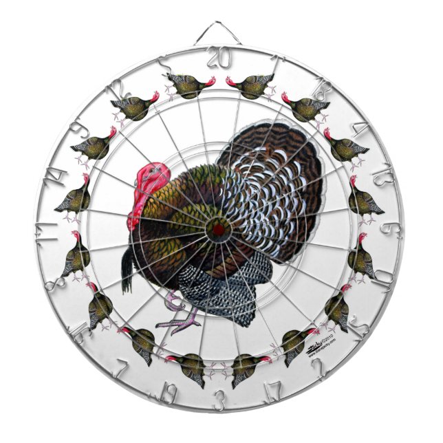 Turkey Circle Dart Board (Front)