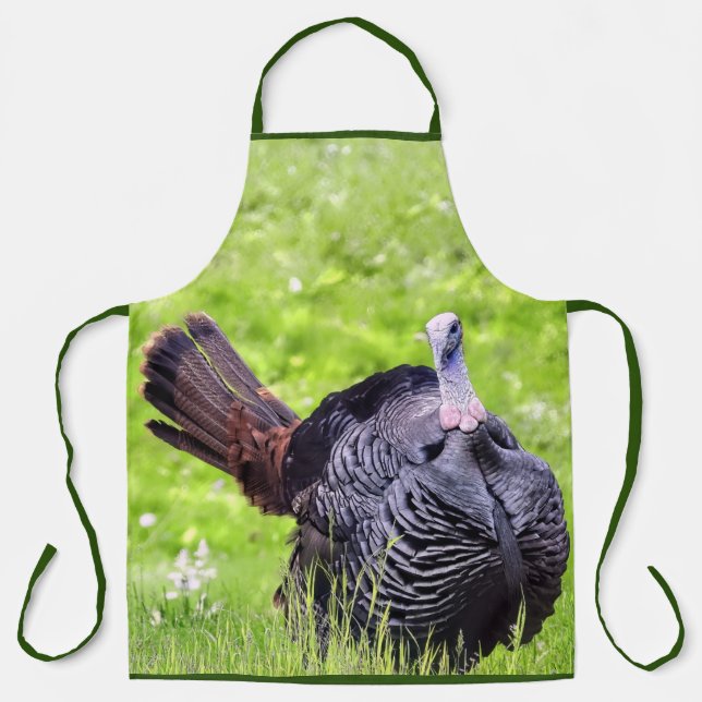 Turkey Close Up Apron (Front)