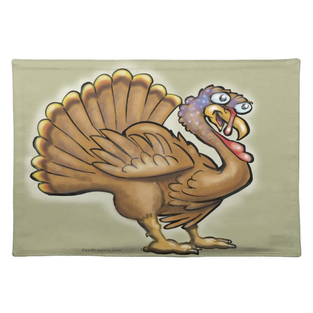 Turkey Cloth Placemat (Front)