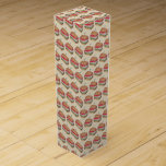 Turkey Club Sandwich Deli Lunch Luncheon Meat Wine Box<br><div class="desc">Design features an original illustration of a turkey club sandwich, consisting of sliced turkey lunch meat, lettuce, tomato, and mayo on toast, sliced in half and held together with a decorative cocktail stick. A deli, diner, sandwich shop, and lunch counter favorite. Just personalize with your information. This club sandwich illustration...</div>
