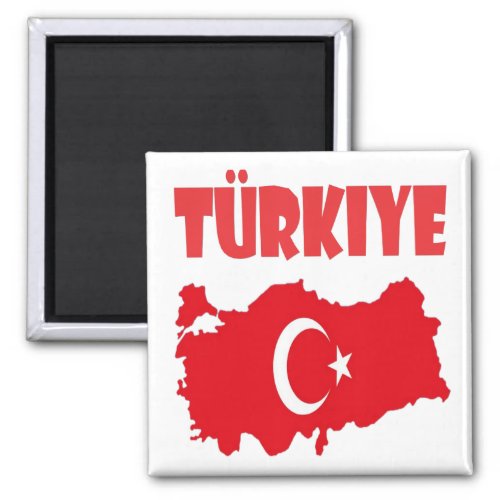 Turkey Country and Fan Design Magnet